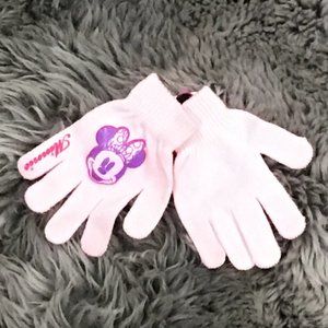 Disney | Girl's Winter Gloves | Minnie Mouse Theme | One Size